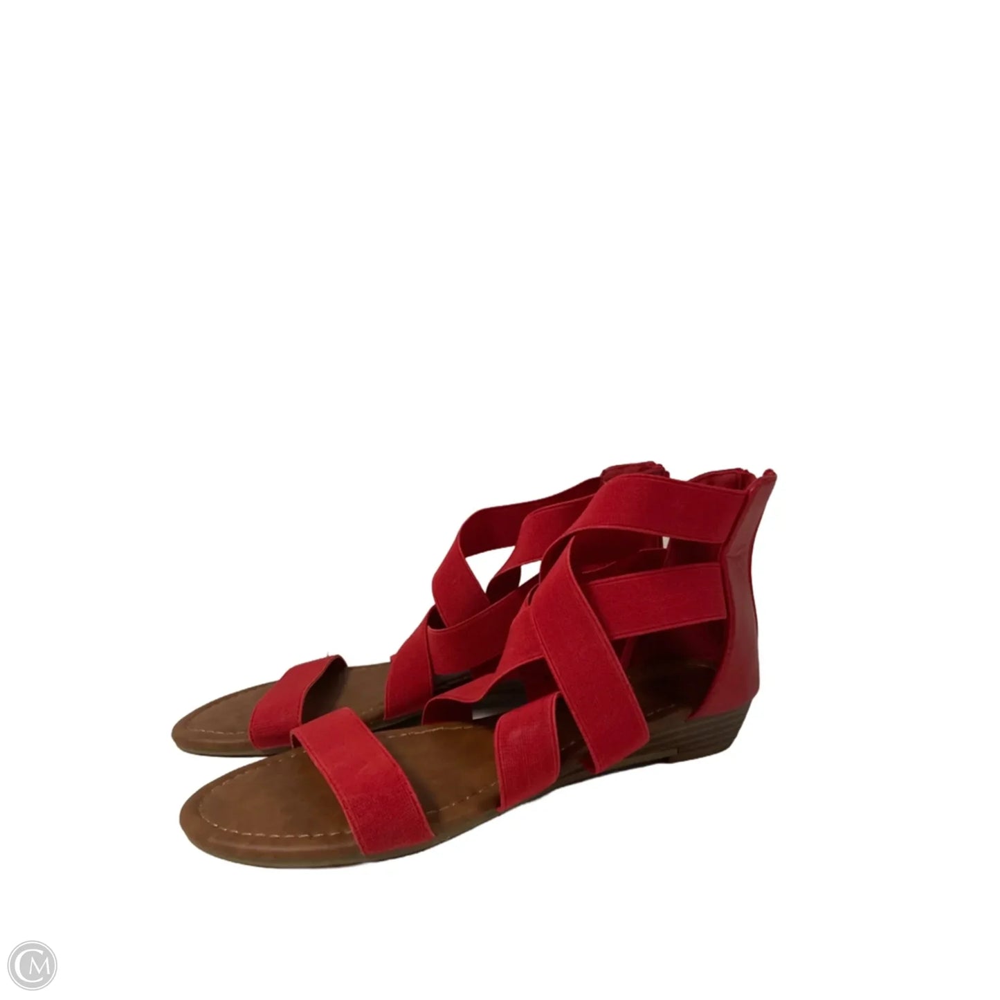 Sandals Flats By Dream Pairs In Red, Size: 9