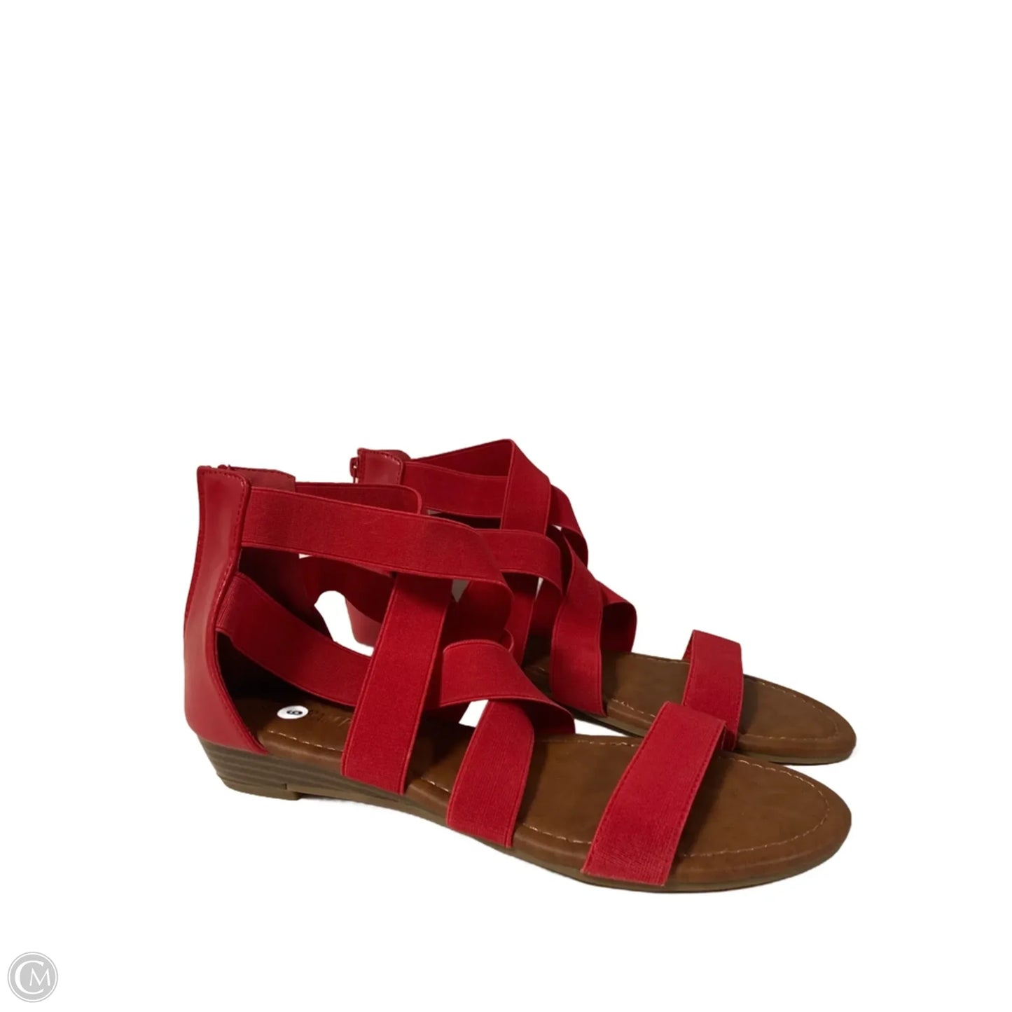 Sandals Flats By Dream Pairs In Red, Size: 9
