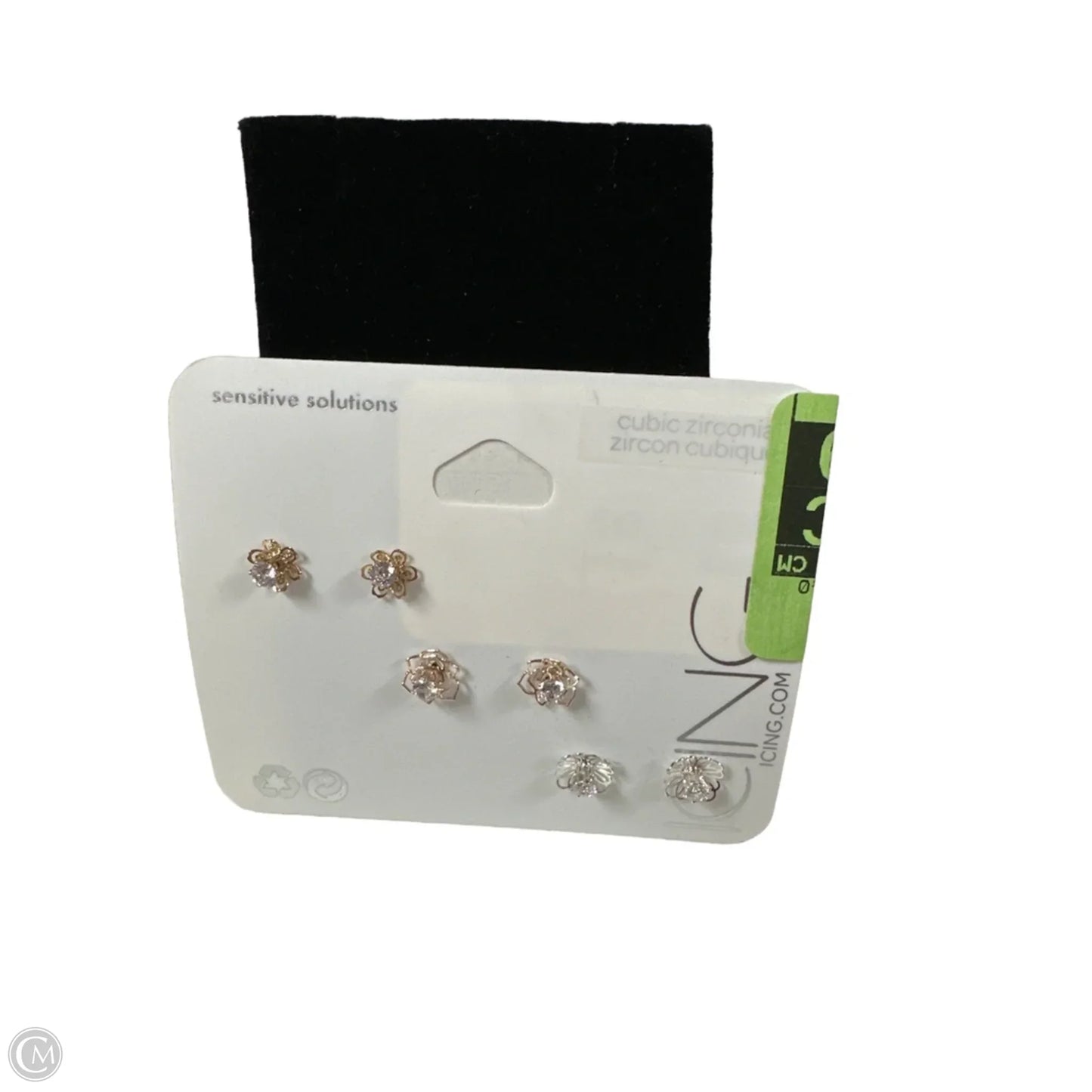 Earrings Stud By Clothes Mentor, Size: 03 Piece Set