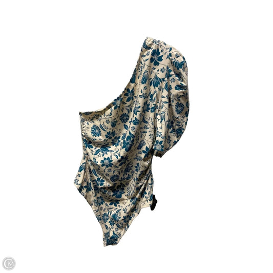 Bodysuit By Free People In Blue & Cream, Size: S