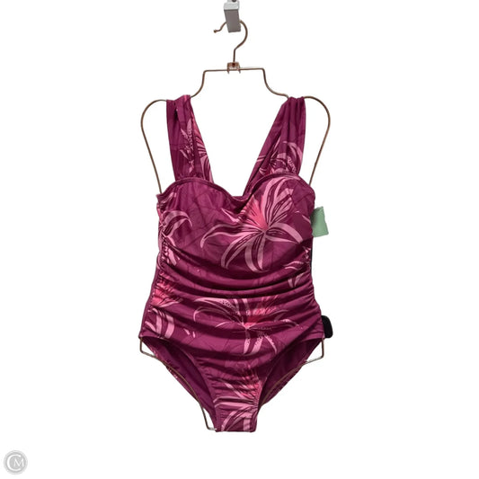 Swimsuit By Caribbean Joe In Purple, Size: M