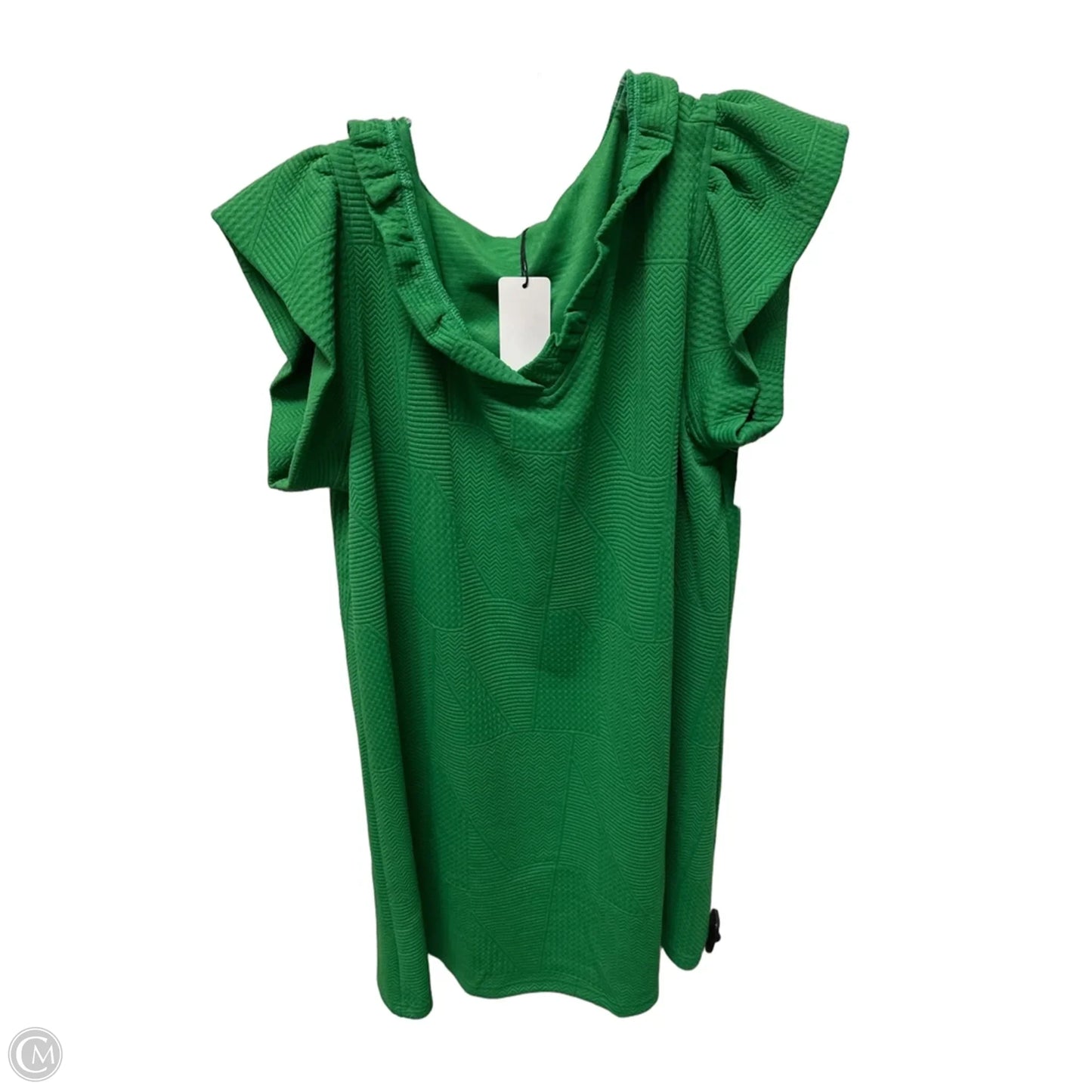Dress Casual Midi By Clothes Mentor In Green, Size: 2x