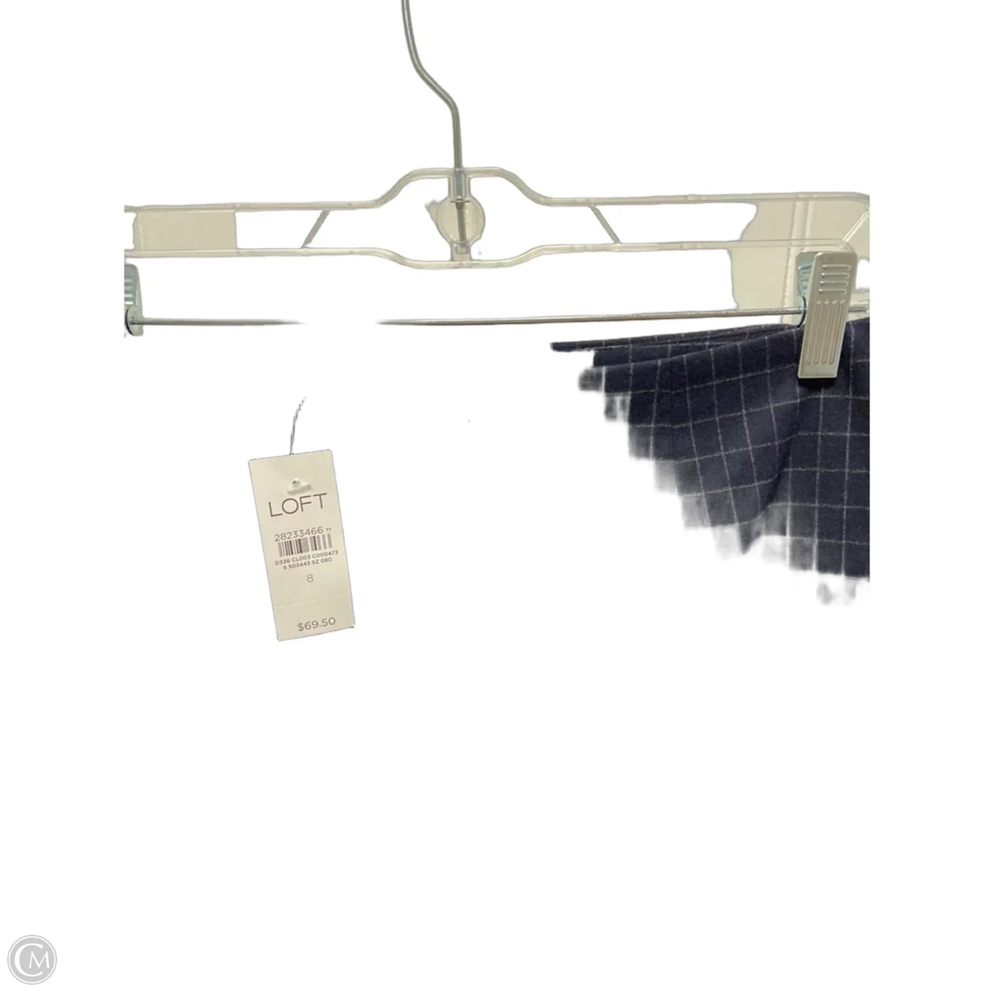 Skort By Loft In Plaid Pattern, Size: 8