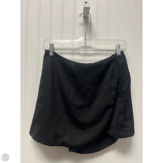 Skort By Japna In Black, Size: 12