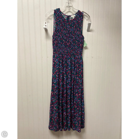 Dress Casual Maxi By J. Crew In Floral Print, Size: Xxs
