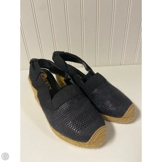 Shoes Heels Wedge By Lauren By Ralph Lauren In Black, Size: 5