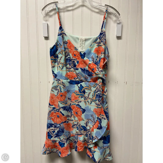 Dress Casual Short By Clothes Mentor In Blue & Pink, Size: S