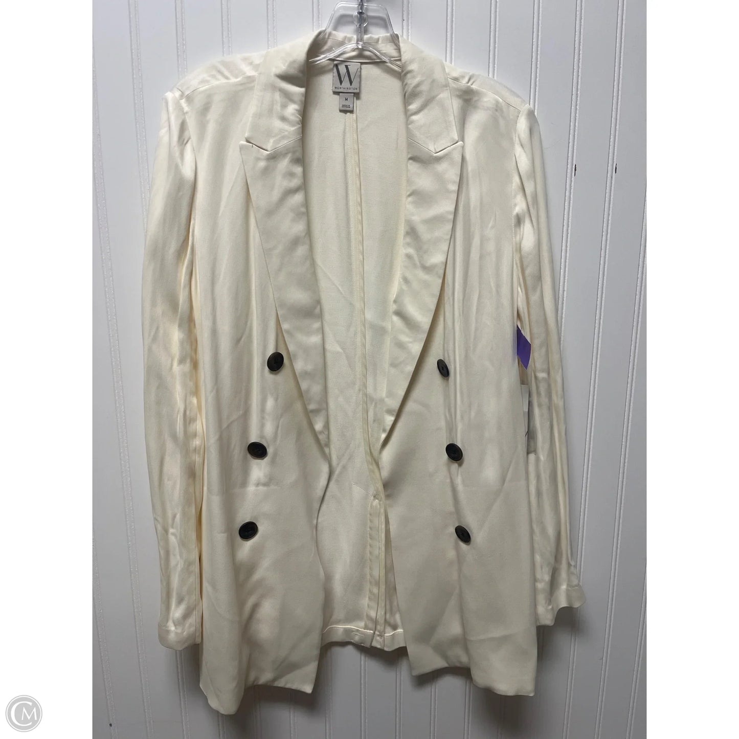 Jacket Other By Worthington In Cream, Size: M