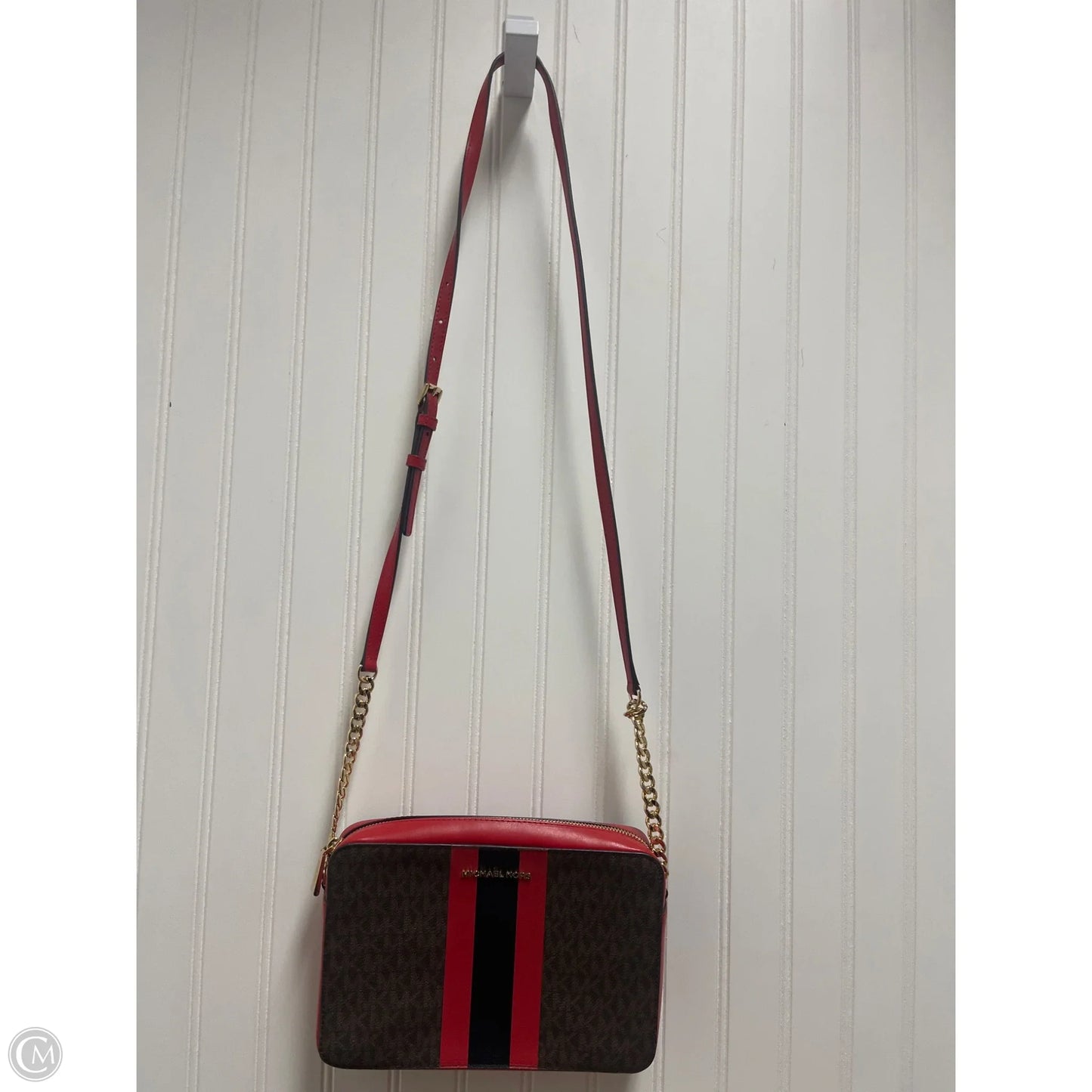 Crossbody Designer By Michael Kors, Size: Large