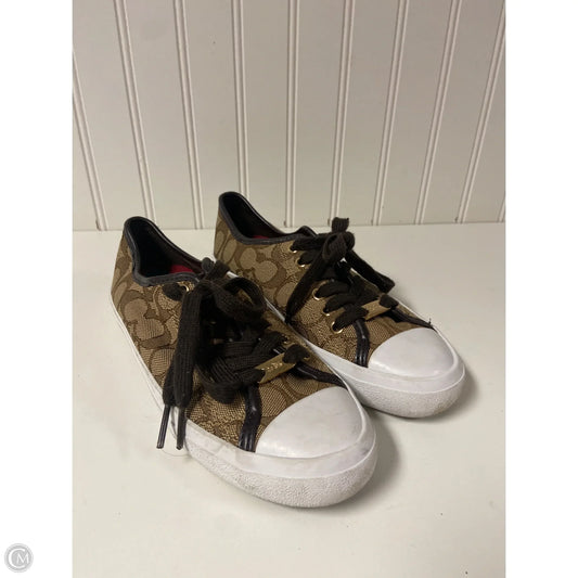 Shoes Designer By Coach In Brown, Size: 5.5