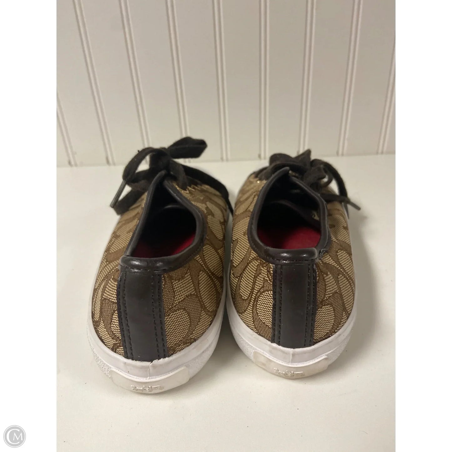 Shoes Designer By Coach In Brown, Size: 5.5