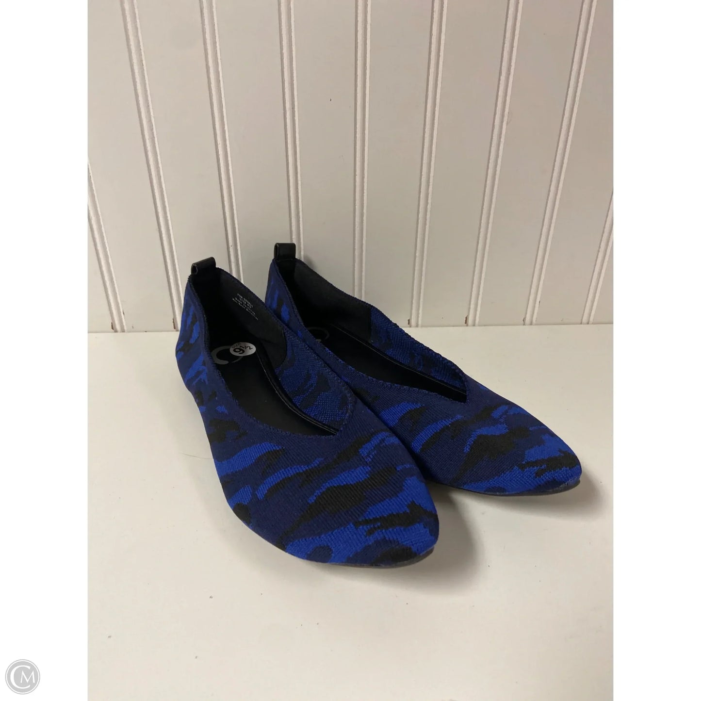 Shoes Flats By Clothes Mentor In Blue, Size: 9.5