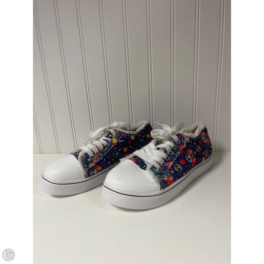 Shoes Sneakers By Clothes Mentor In Multi-colored, Size: 8.5