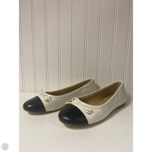 Shoes Flats By Talbots In Black & White, Size: 7