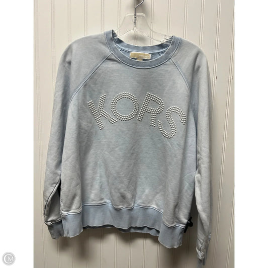 Sweatshirt Crewneck By Michael By Michael Kors In Blue, Size: L