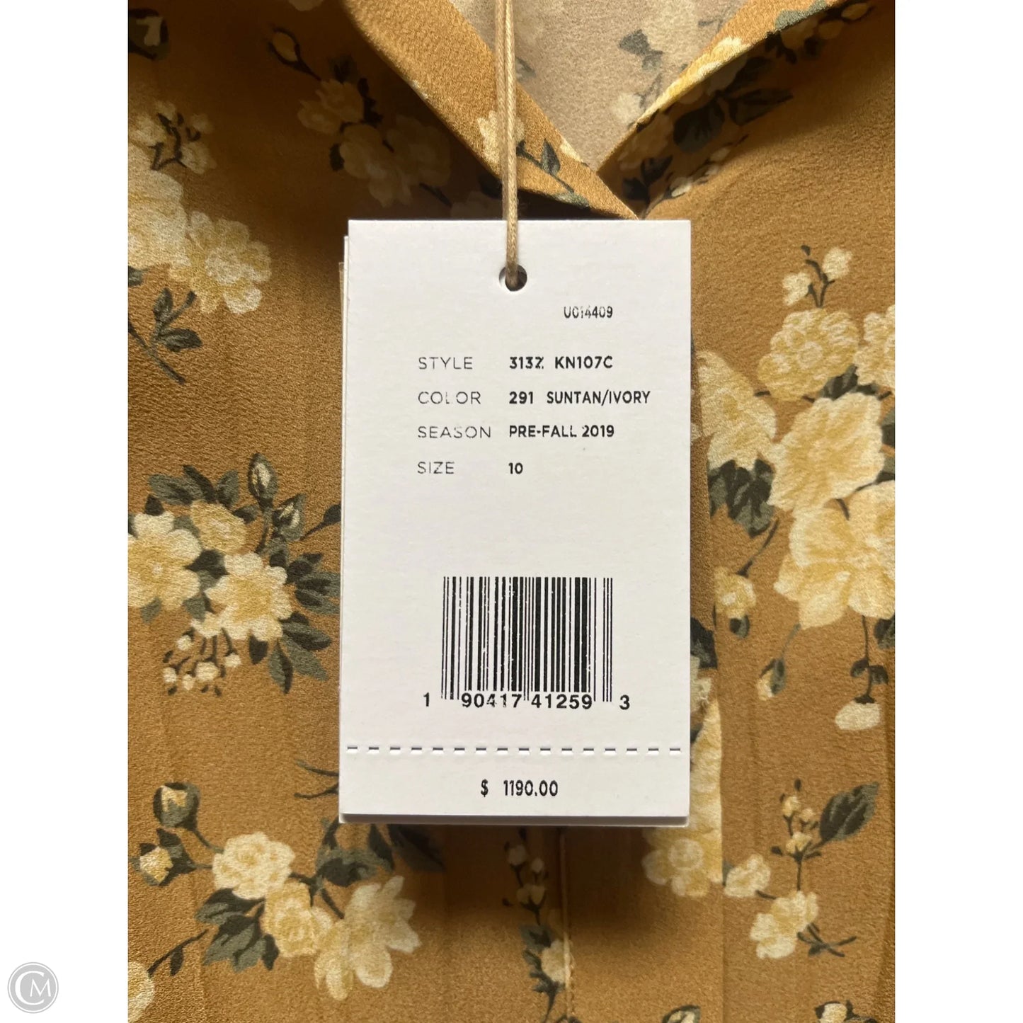 Top Long Sleeve Designer By Michael Kors In Tan, Size: M