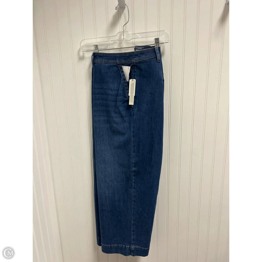 Jeans Cropped By Talbots In Blue Denim, Size: 16
