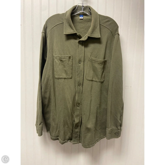 Jacket Shirt By Old Navy In Green, Size: Xl