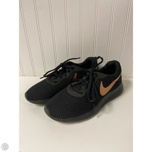 Shoes Athletic By Nike In Black & Gold, Size: 8.5