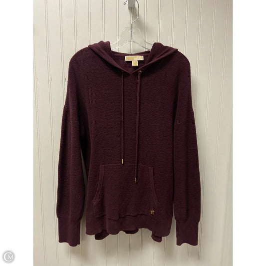 Sweatshirt Hoodie By Michael By Michael Kors In Purple, Size: Xl