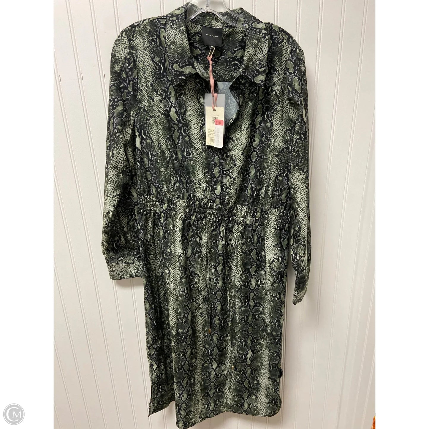 Dress Casual Midi By Alex Marie In Snakeskin Print, Size: L
