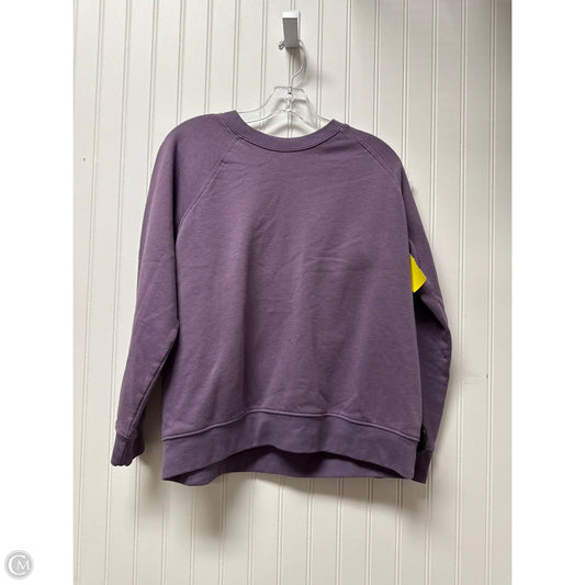 Sweatshirt Crewneck By H&m In Purple, Size: Xs