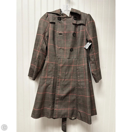 Coat Trench Coat By H&m In Brown, Size: S