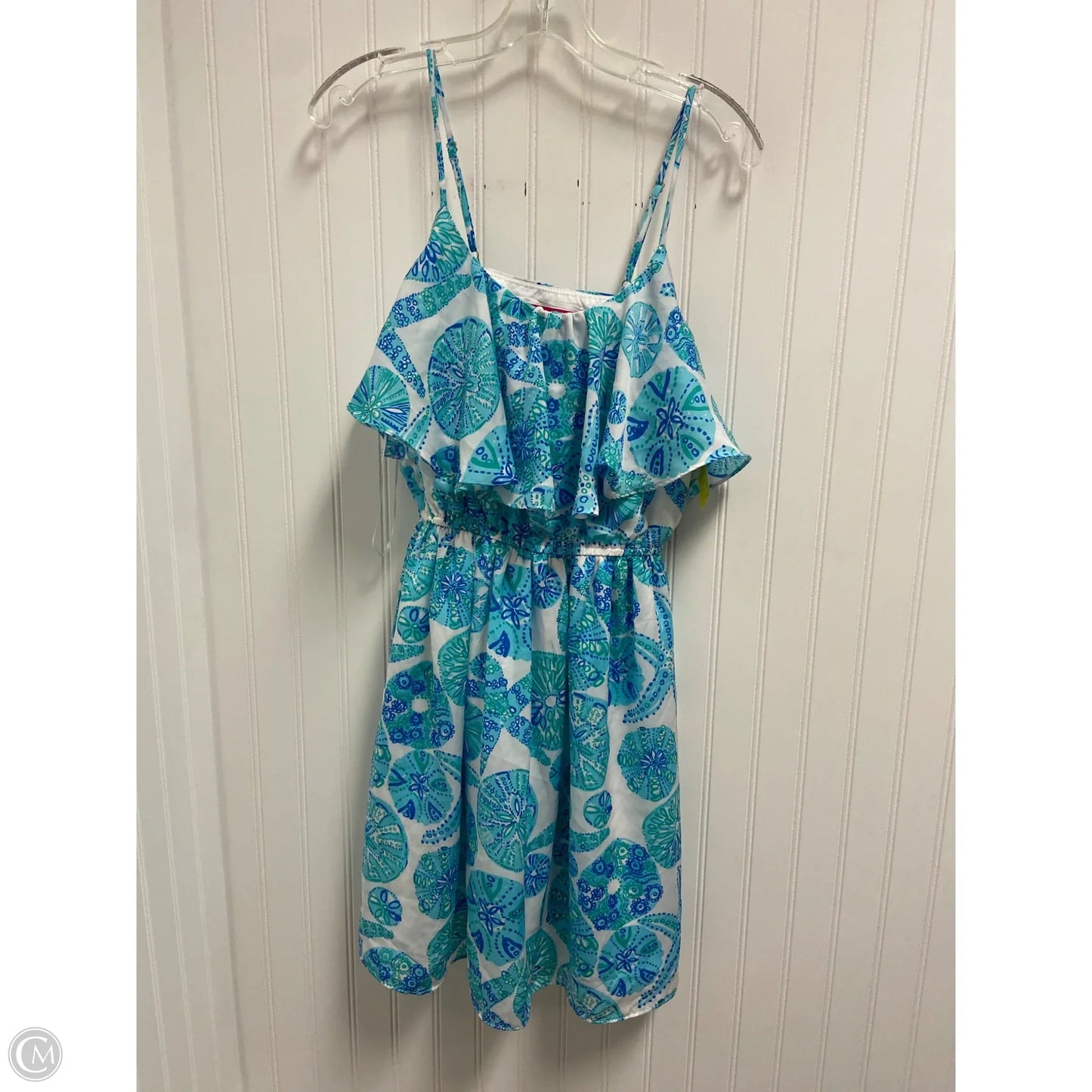 Dress Designer By Lilly Pulitzer In Blue & White, Size: Sp