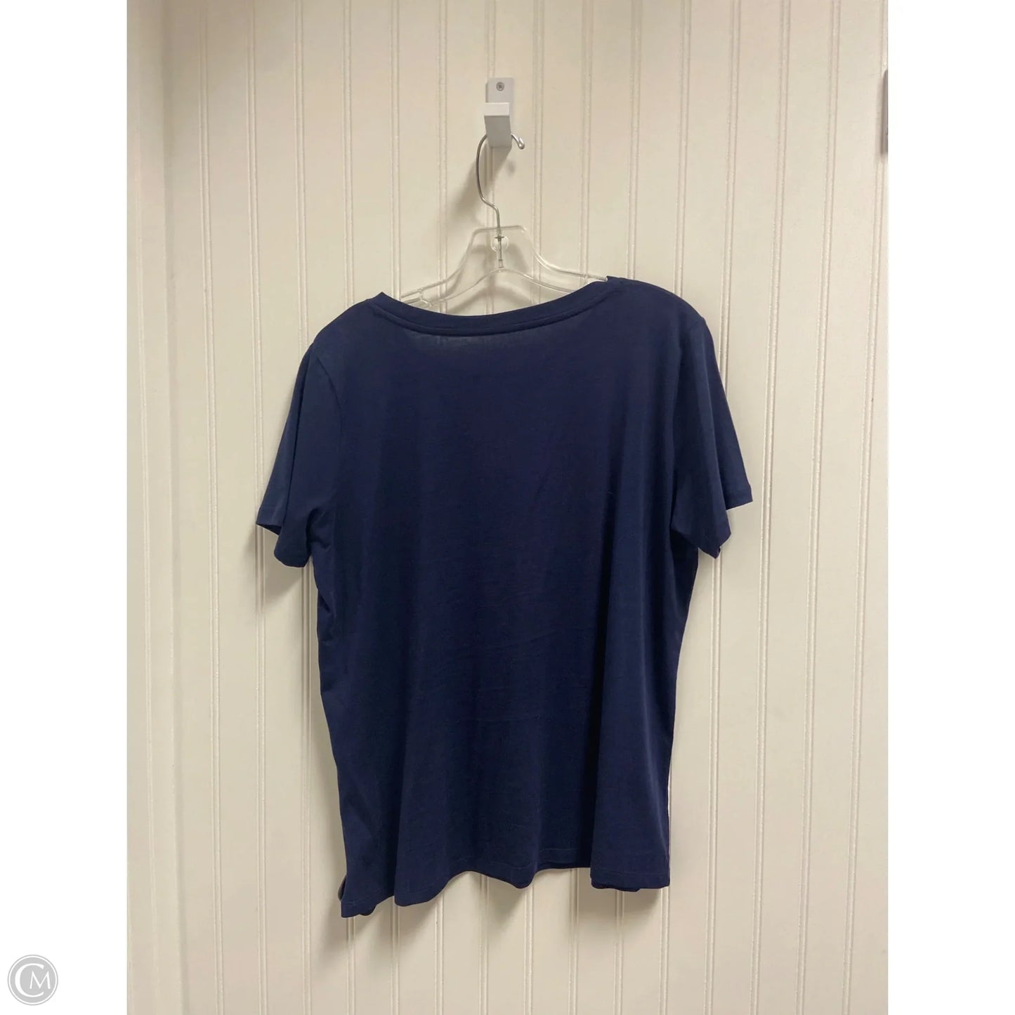 Top Short Sleeve By Michael By Michael Kors In Navy, Size: L