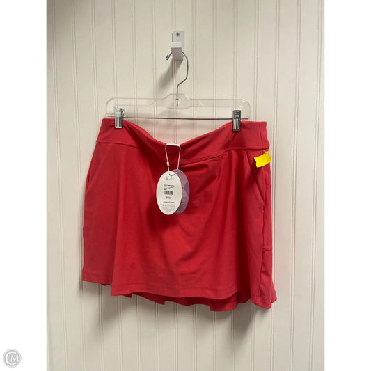 Athletic Skort By Greg Norman In Pink, Size: L