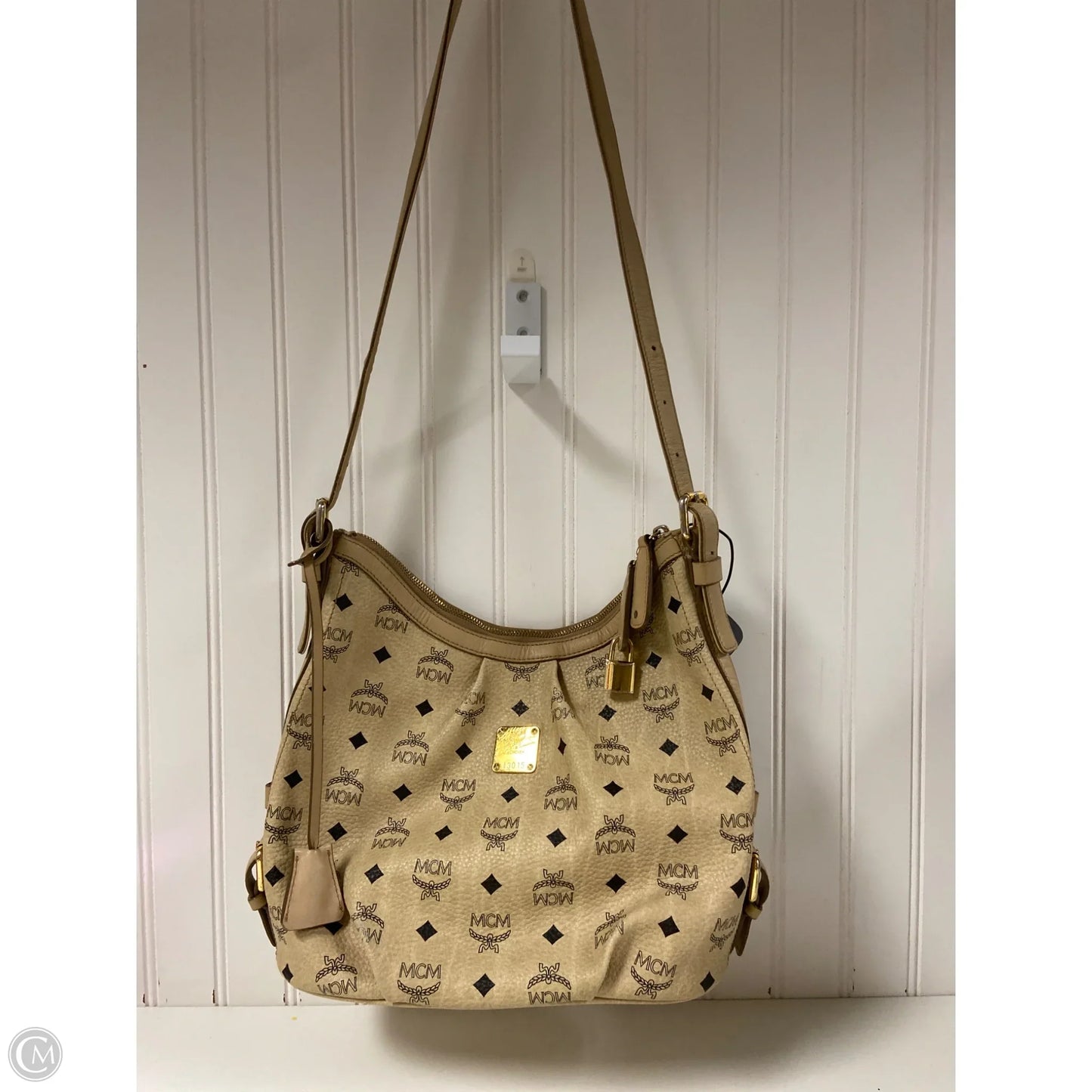 Crossbody Luxury Designer By Mcm, Size: Large