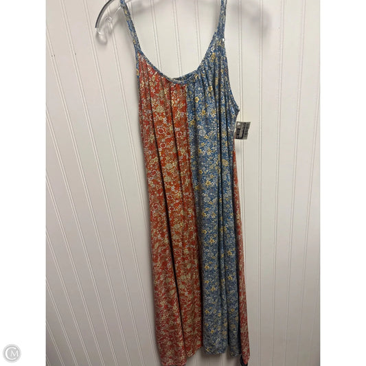 Dress Casual Midi By Natural Life In Multi-colored, Size: Xs