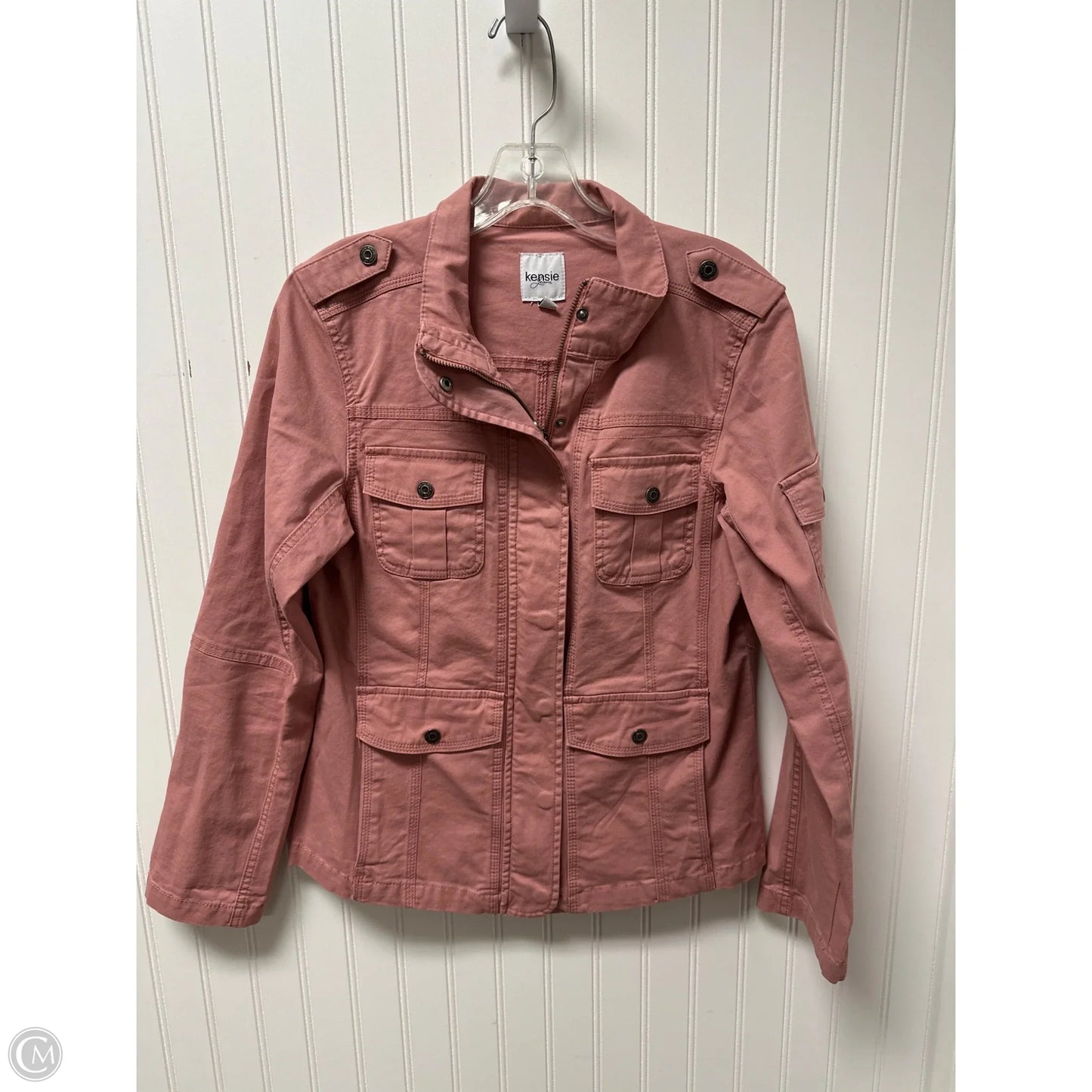 Jacket Utility By Kensie In Pink, Size: M