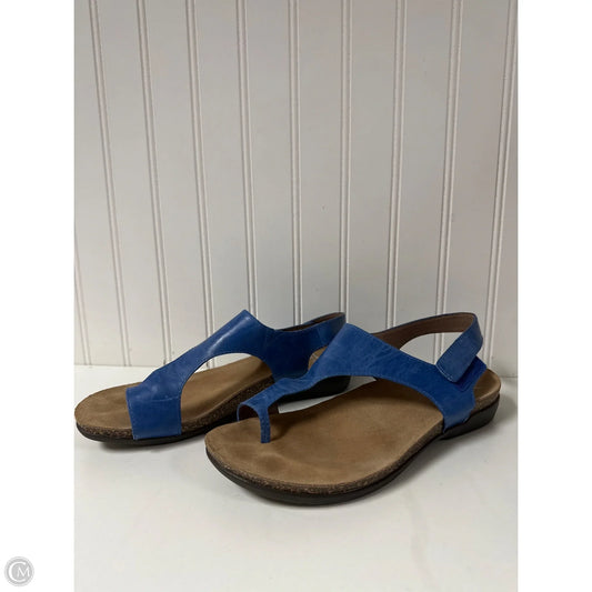 Sandals Flip Flops By Dansko In Blue, Size: 8.5