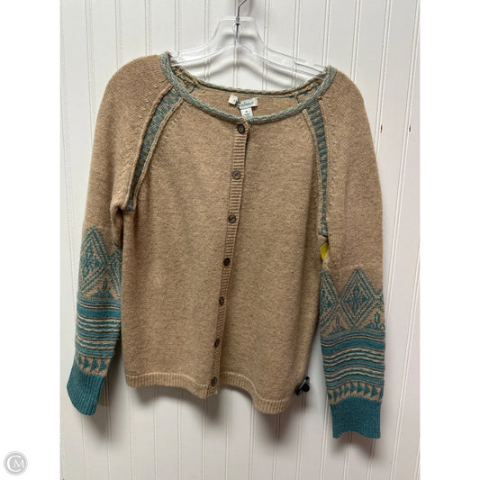 Sweater Cardigan By Sundance In Blue & Brown, Size: M