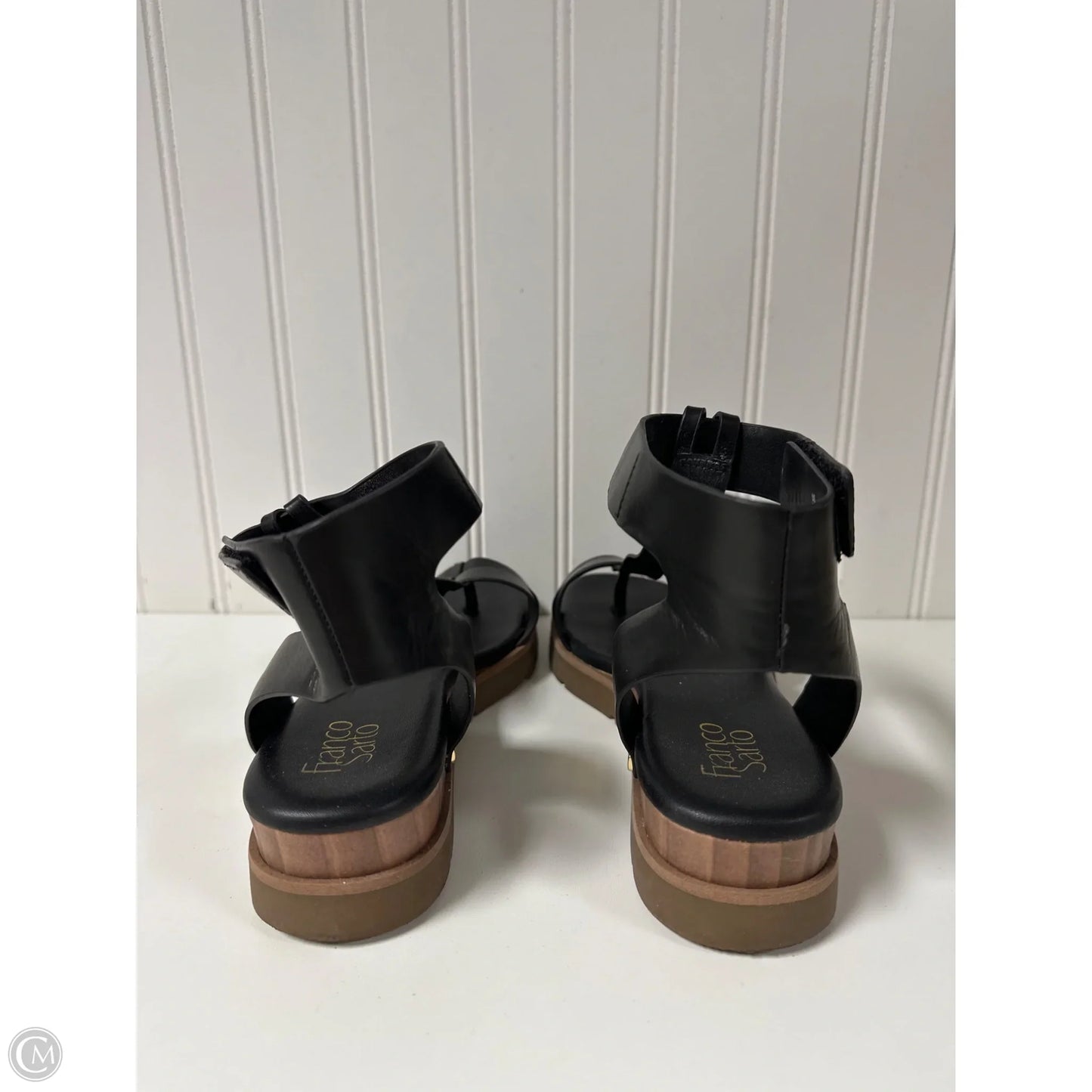 Sandals Flats By Franco Sarto In Black, Size: 8.5