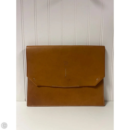 Clutch Leather By Clothes Mentor, Size: Large