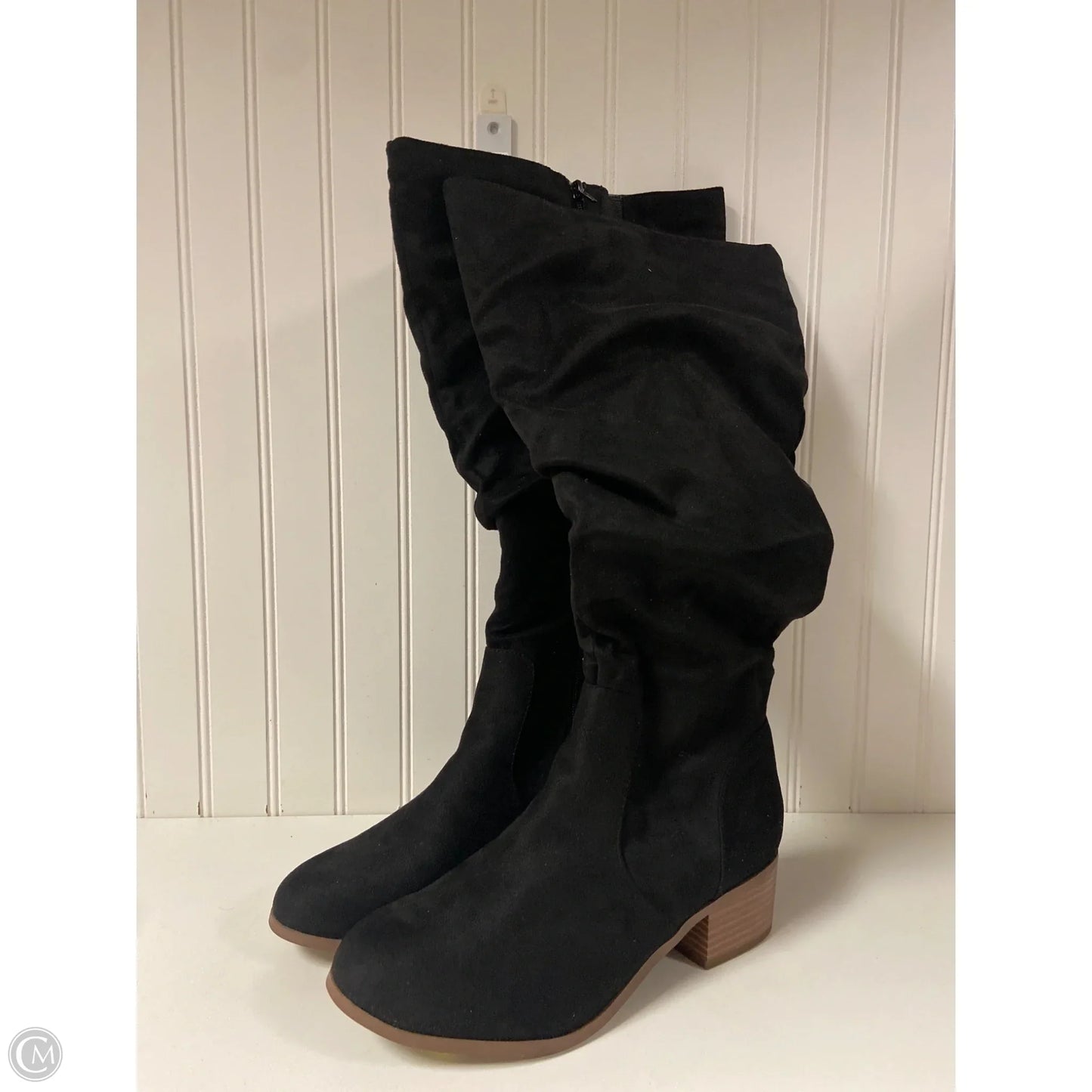 Boots Knee Heels By Lane Bryant In Black, Size: 10