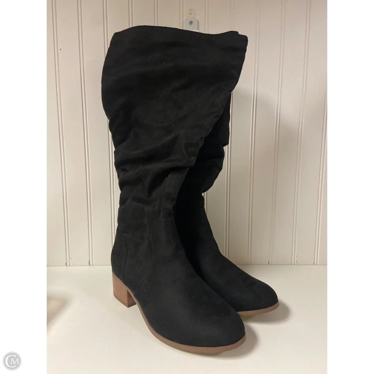 Boots Knee Heels By Lane Bryant In Black, Size: 10