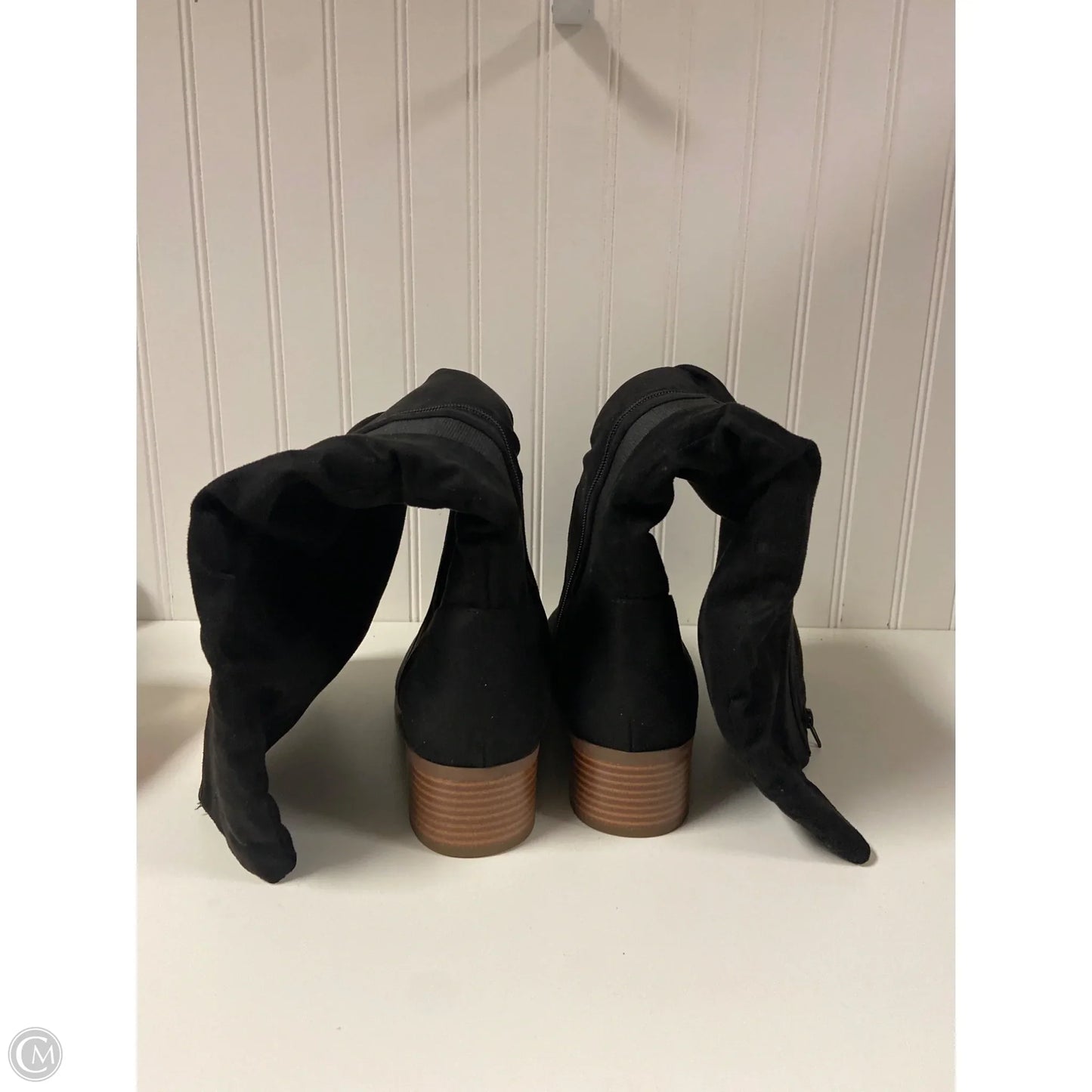 Boots Knee Heels By Lane Bryant In Black, Size: 10