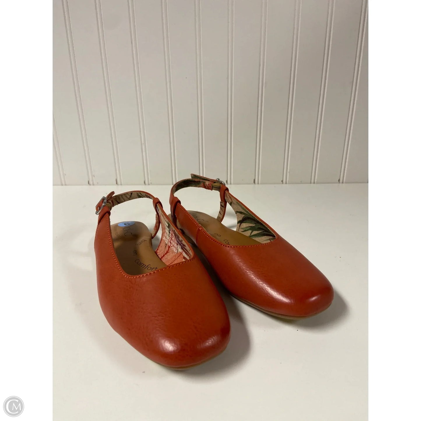 Shoes Flats By Boc In Orange, Size: 6