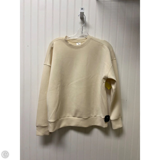 Sweatshirt Crewneck By Members Mark In Cream, Size: S