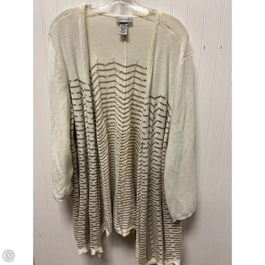 Top 3/4 Sleeve By Catherines In Cream, Size: 5