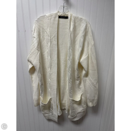 Sweater Cardigan By Merokeety In Cream, Size: Xl
