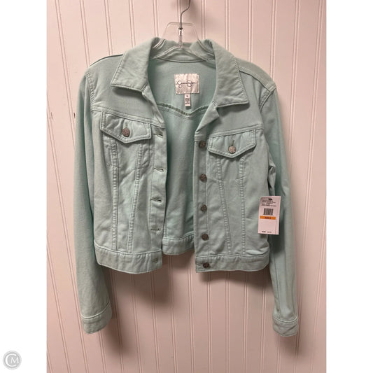 Jacket Denim By Jessica Simpson In Aqua, Size: S