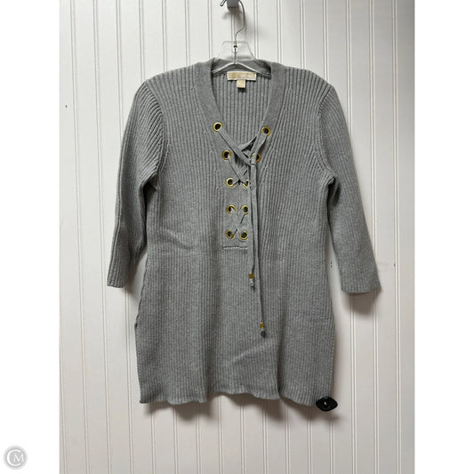 Sweater By Michael By Michael Kors In Grey, Size: L
