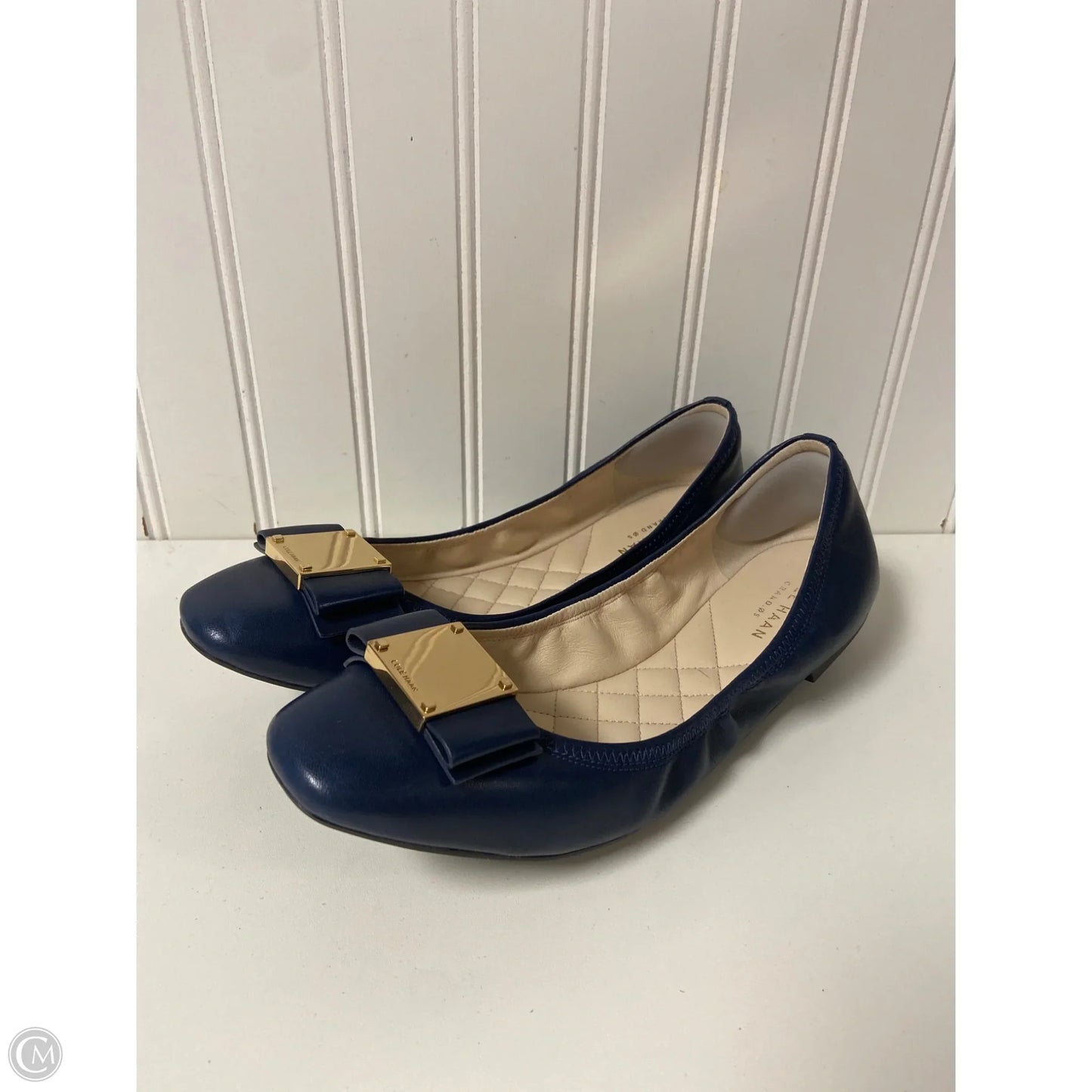 Shoes Flats By Cole-haan In Blue, Size: 8