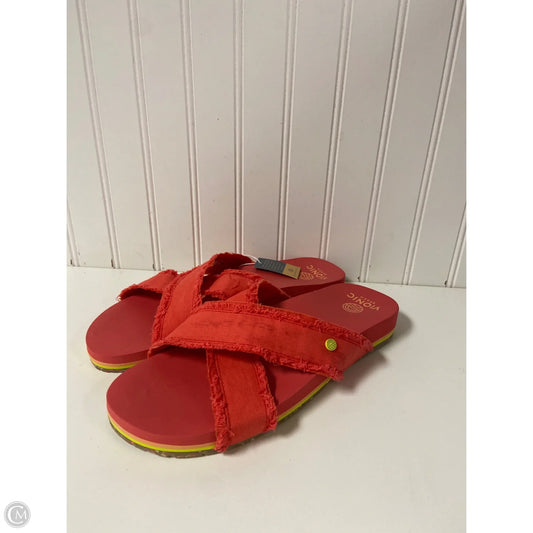 Shoes Flats By Vionic In Red, Size: 9