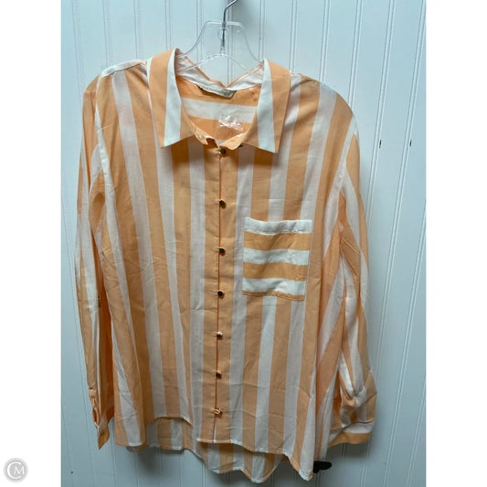 Top Long Sleeve By Soft Surroundings In Striped Pattern, Size: Xl