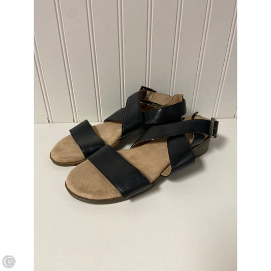 Sandals Heels Block By Life Stride In Black, Size: 6.5